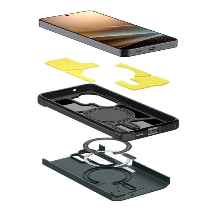 Bild 5, Spigen Galaxy S26 Ultra Skal MagSafe Tough Armor Abyss Green