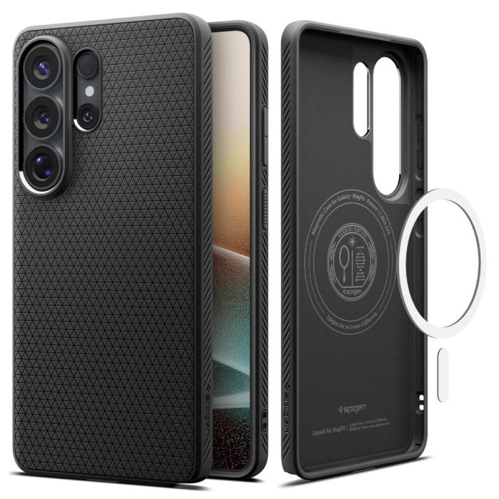 Bild 2, Spigen Galaxy S26 Ultra Skal MagSafe Liquid Air Matt Svart