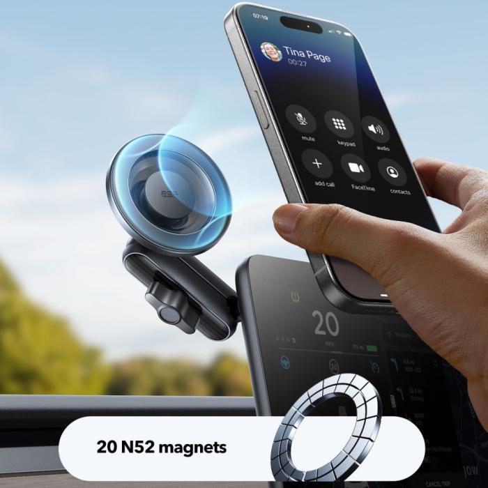 Bild 6, ESR Magnetisk MagSafe Mobilhållare För Instrumentbräda OmniLock