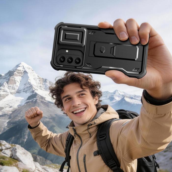 Bild 6, Tech-Protect Galaxy A37 / A36 2-SET Skal Kevlar Cam+ Svart