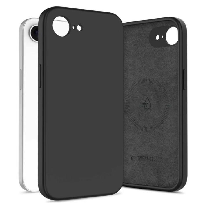 Bild 2, Tech-Protect iPhone 17e / 16e Skal MagSafe Silicone Svart
