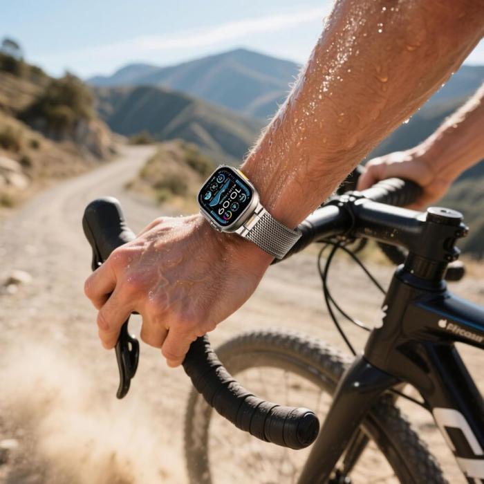 Bild 5, Tech-Protect Apple Watch 42/44/45/46/49 mm Armband Milano VanGuard