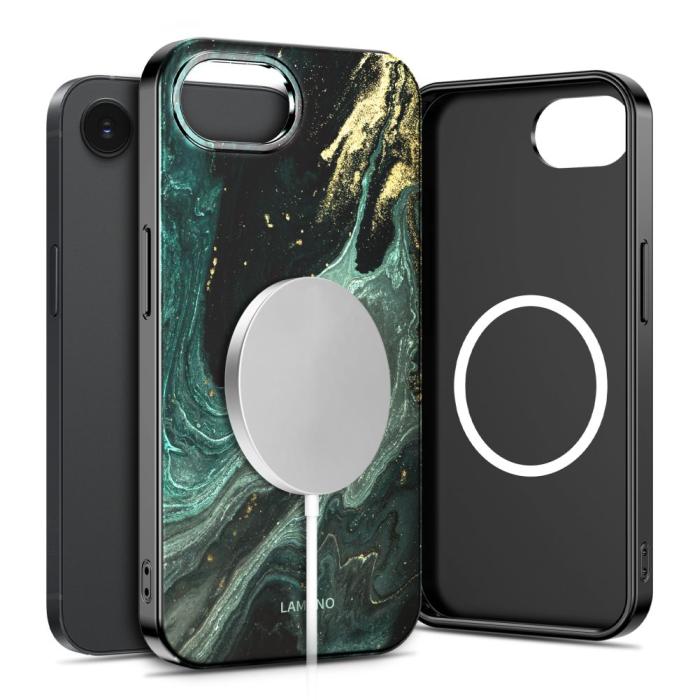 Bild 2, Tech-Protect iPhone 17e / 16e Skal MagSafe Lamano Verde Aura