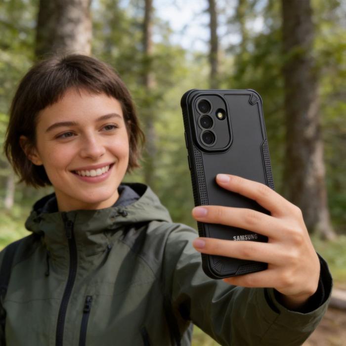 Bild 5, Tech-Protect Samsung Galaxy A57 5G Skal Rugged Shield Matt Svart