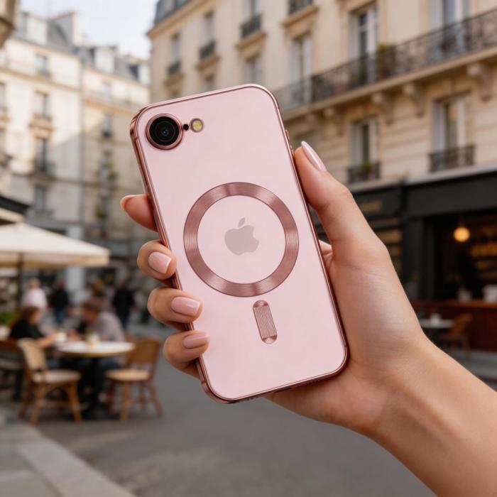 Bild 5, Tech-Protect iPhone 17e / 16e Skal MagSafe MagFlex Roséguld