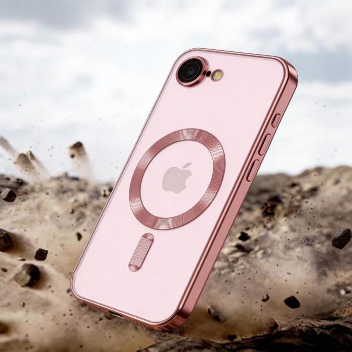 Bild 6, Tech-Protect iPhone 17e / 16e Skal MagSafe MagFlex Roséguld