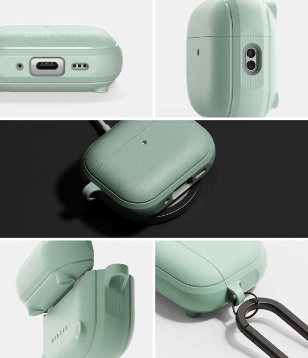 Bild 3, Ringke AirPods Pro 3 Skal MagSafe Onyx Mint
