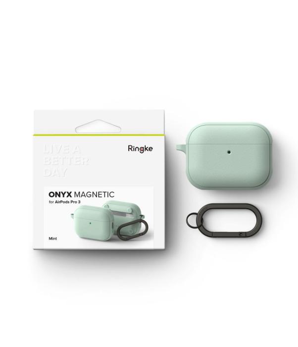 Bild 4, Ringke AirPods Pro 3 Skal MagSafe Onyx Mint