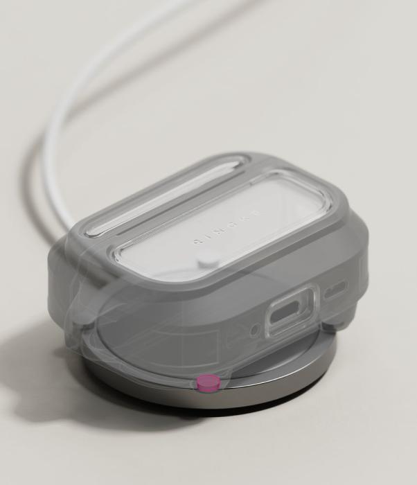 Bild 4, Ringke AirPods Pro 3 Skal MagSafe UX Svart / Transparent