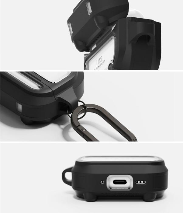 Bild 6, Ringke AirPods Pro 3 Skal MagSafe UX Svart / Transparent