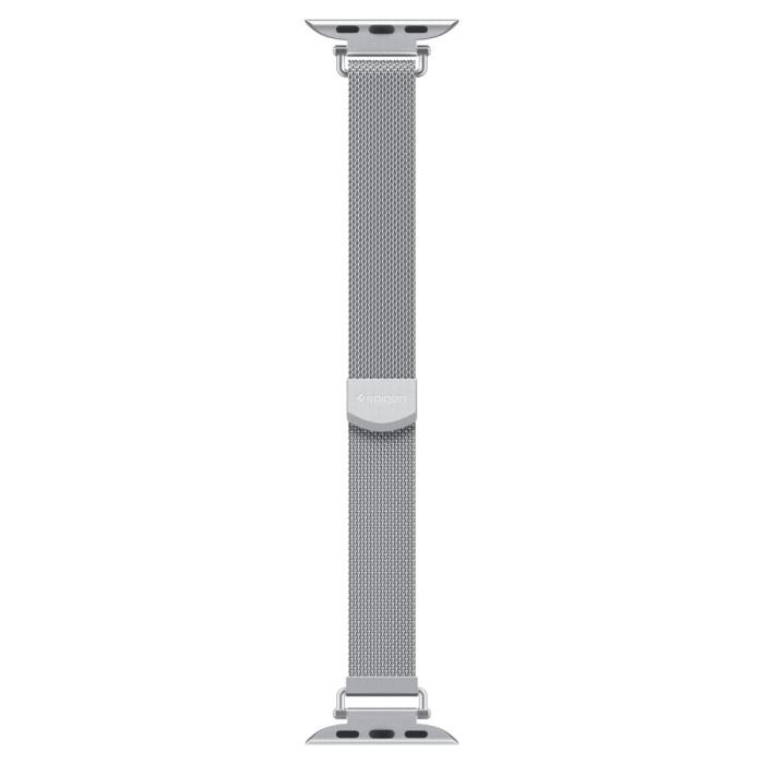 Bild 4, Spigen Apple Watch 38/40/41/42 mm Armband Milanese Silver