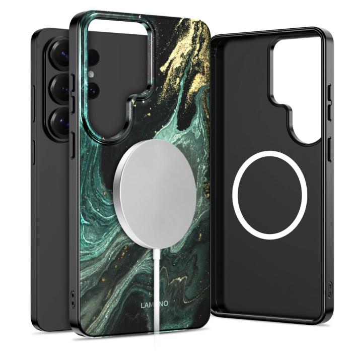Bild 2, Tech-Protect Galaxy S26 Ultra Skal MagSafe Lamano Verde Aura