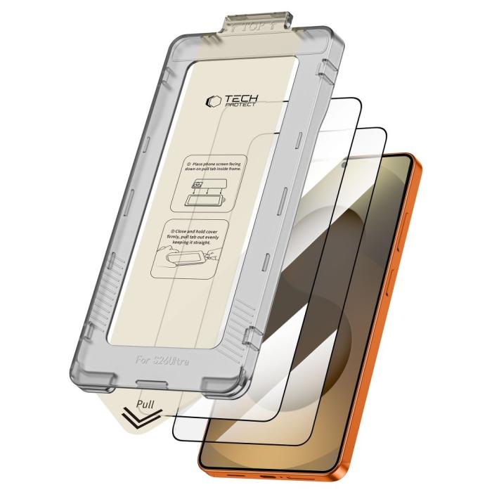 Bild 2, Tech-Protect Galaxy S26 Ultra 2-PACK Skärmskydd QuickSet+