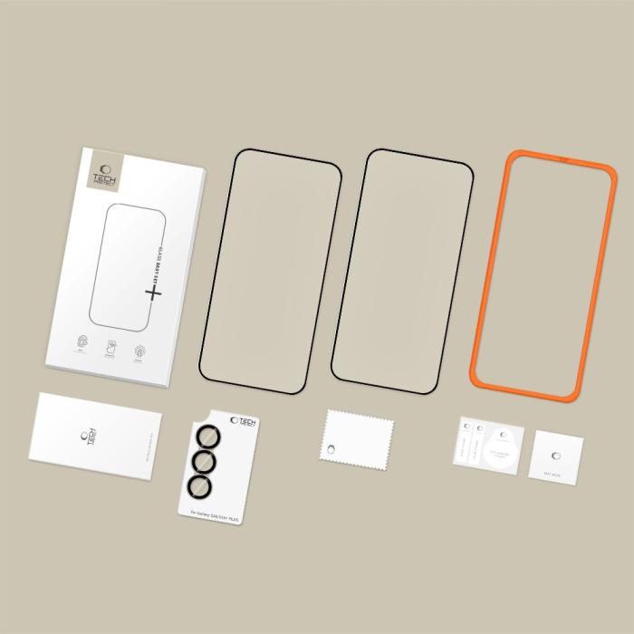 Bild 3, Tech-Protect Galaxy S26 3-PACK Skärmskydd / Linsskydd