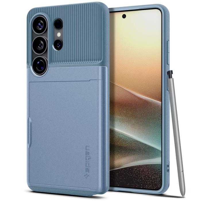 Bild 2, Spigen Samsung Galaxy S26 Ultra Skal Slim Armor CS Light Blue