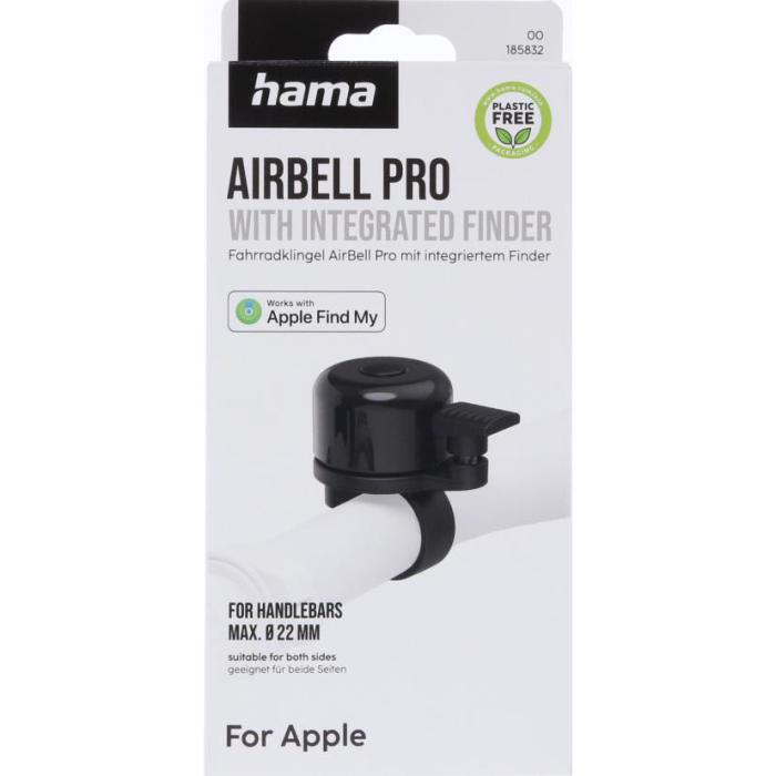 Bild 6, Hama Cykelklocka Air‑Bell Pro med Finder för Apple Find My