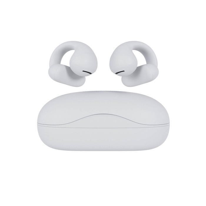 Bild 2, Happy Plugs In-Ear Hörlurar Clip OWS True-Wireless Vit
