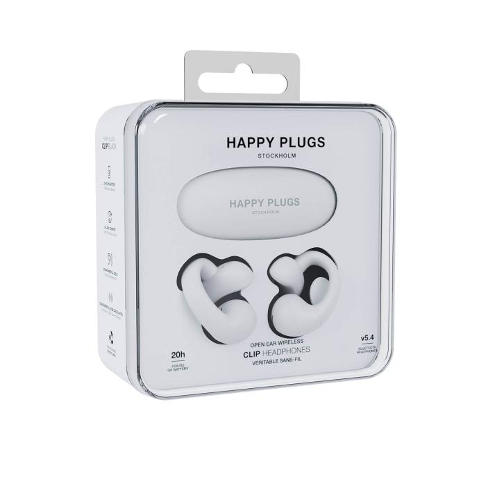 Bild 6, Happy Plugs In-Ear Hörlurar Clip OWS True-Wireless Vit