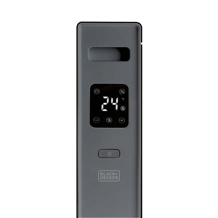 Bild 2, BLACK+DECKER Konvektorelement 2000W Digital Svart
