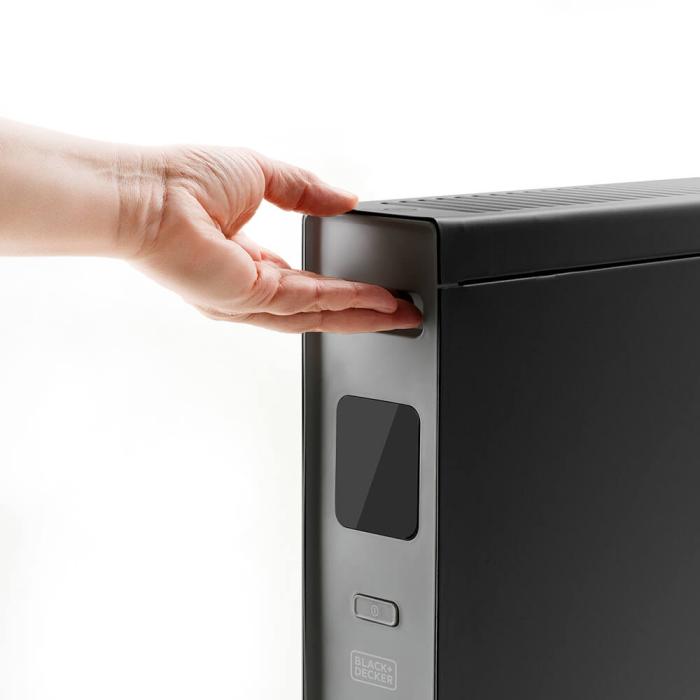 Bild 3, BLACK+DECKER Konvektorelement 2000W Digital Svart