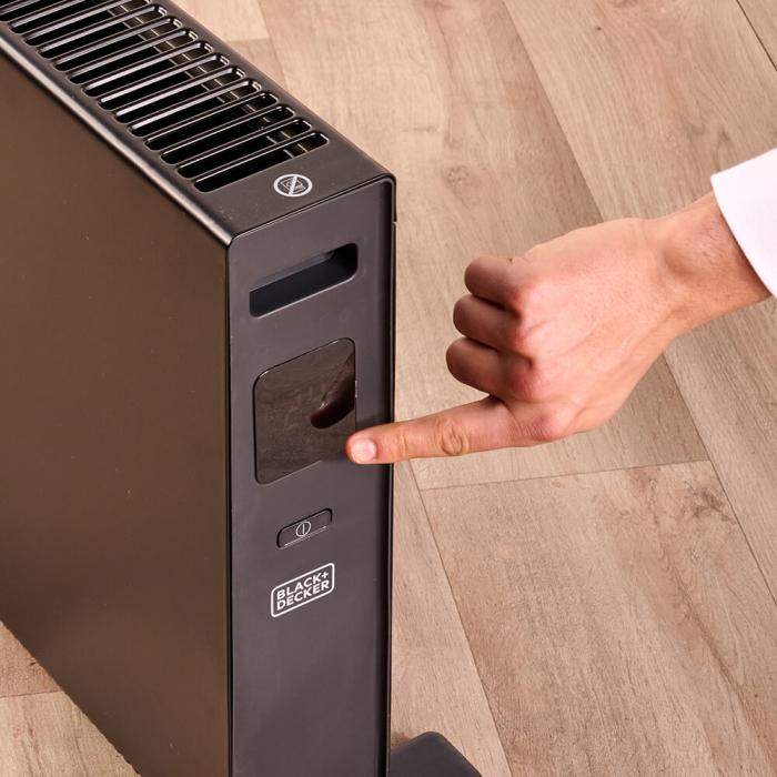 Bild 5, BLACK+DECKER Konvektorelement 2000W Digital Svart