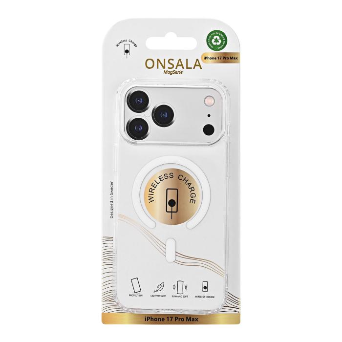 Bild 3, Onsala iPhone 17 Pro Max Skal MagSafe Transparent