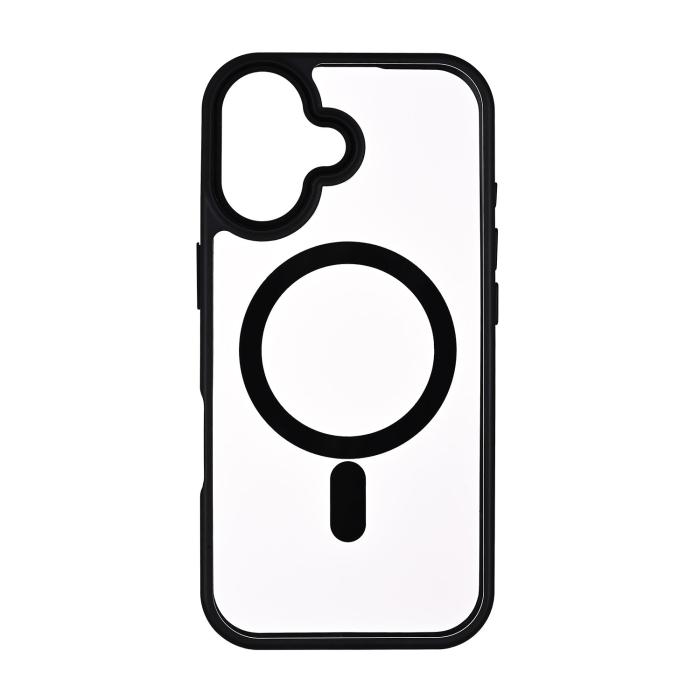 Bild 1, Onsala iPhone 17 Skal MagSafe Bumper Svart/Transparent