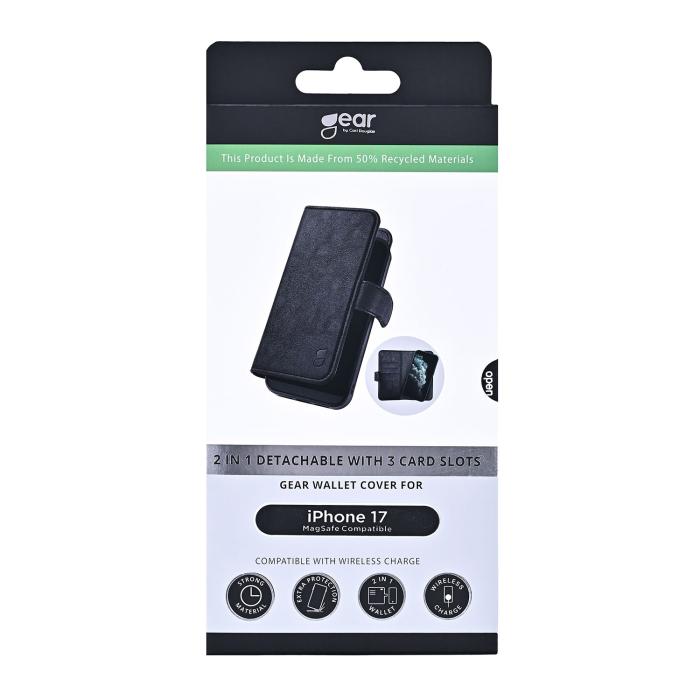 Bild 5, Gear iPhone 17 2in1 MagSafe Magnet Fodral / Skal Svart