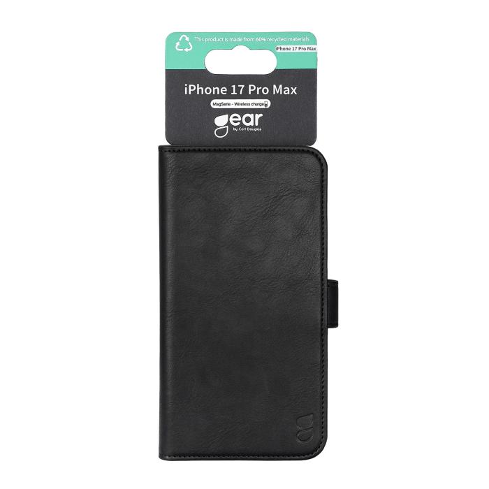 Bild 5, Gear iPhone 17 Pro Max Fodral MagSafe Läder Svart