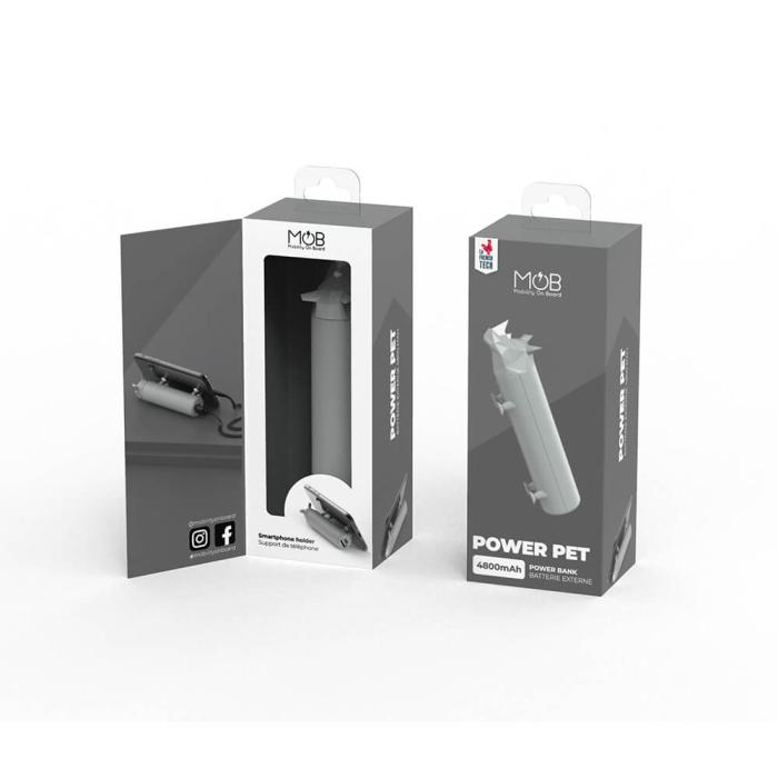 Bild 6, MOB Powerbank Power Pets 4800mAh Rhino