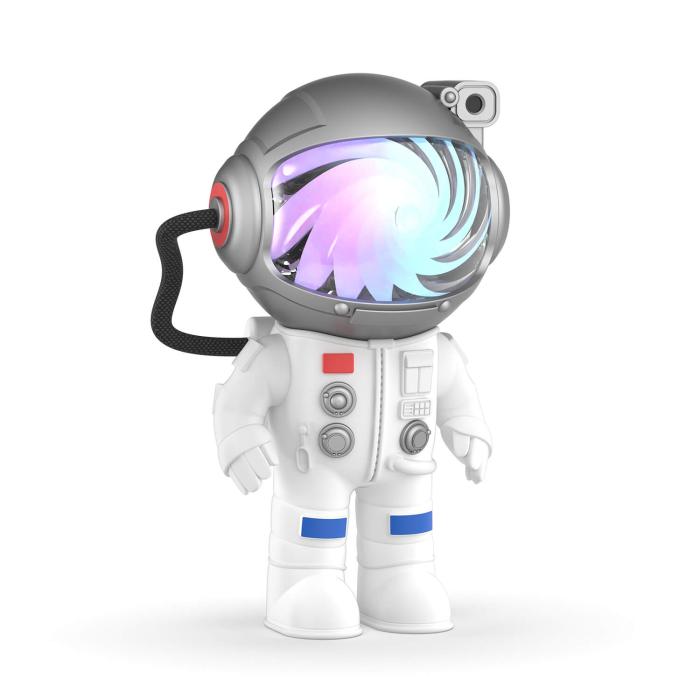 Bild 3, MOB Astronaut Projektor Stellar Light Space Vit