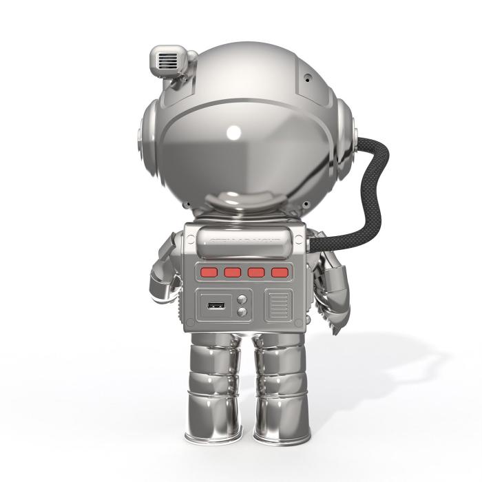 Bild 3, MOB Projektor Stellar Light Space Astronaut Silver
