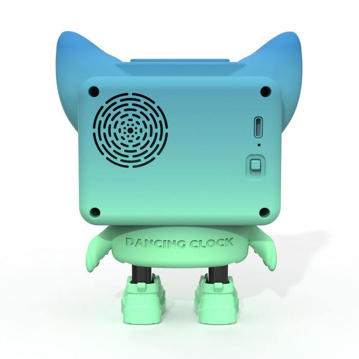 Bild 3, MOB Väckarklocka Dancing Clock Blå
