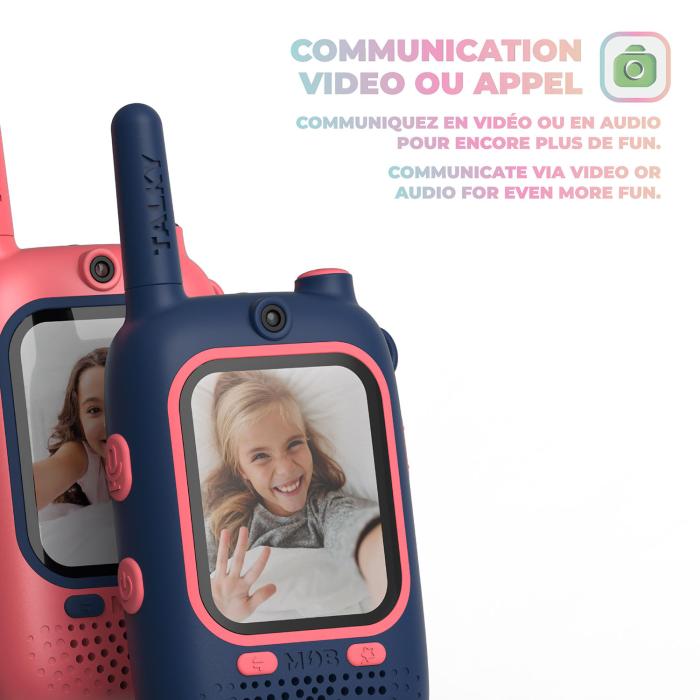 Bild 3, MOB Walkie Talkie Video Talky Cutie Blå och Rosa