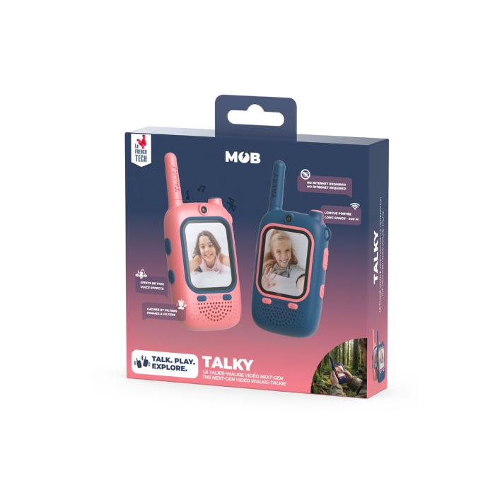 Bild 6, MOB Walkie Talkie Video Talky Cutie Blå och Rosa