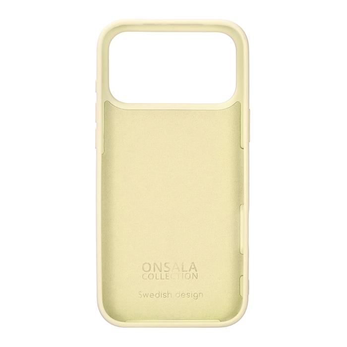 Bild 2, Onsala iPhone 17 Pro Max Mobilskal Med Silikonkänsla Lemon