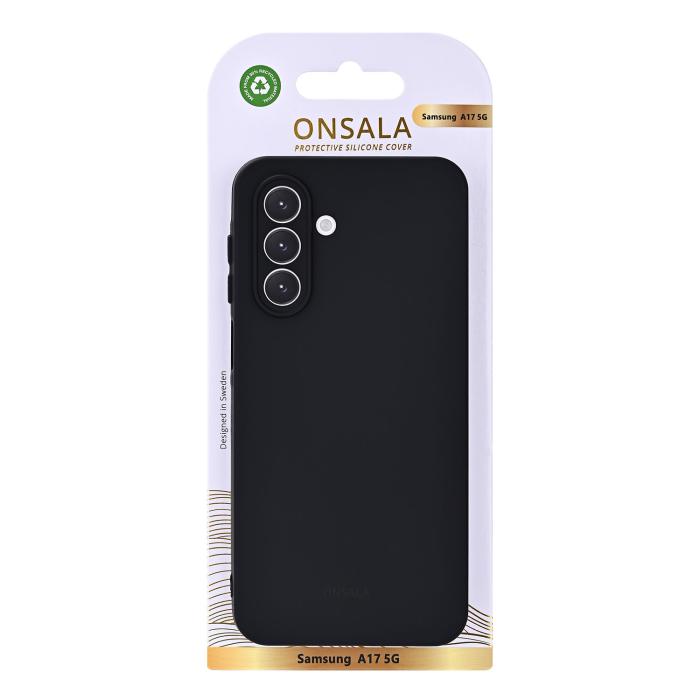 Bild 3, Onsala Samsung Galaxy A17 5G Mobilskal Med Silikonkänsla Svart