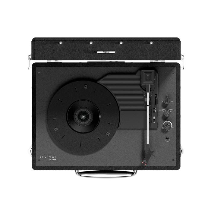 Bild 2, MIXX Vinyl Record Player Revival 55 Stereo Svart