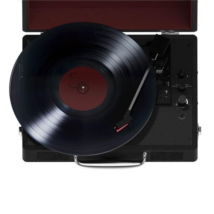 Bild 4, MIXX Vinyl Record Player Revival 55 Stereo Svart