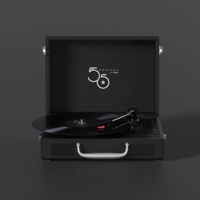 Bild 5, MIXX Vinyl Record Player Revival 55 Stereo Svart
