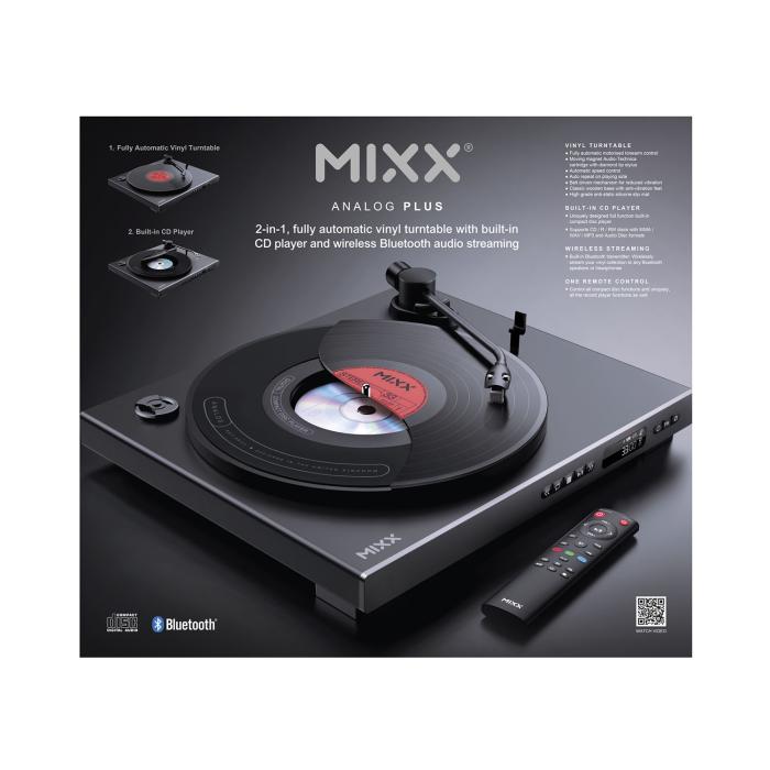 Bild 6, MIXX Vinyl- och CD-Spelare Analog Plus 2-in-1 Svart