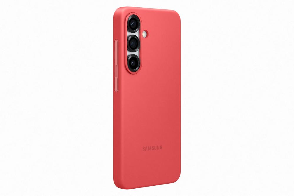 Samsung Galaxy S25 Skal Silicone Red