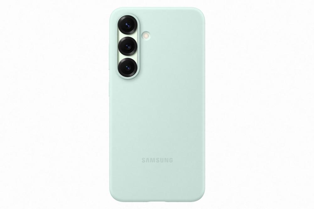 Samsung Galaxy S25 Skal Silicone Mint