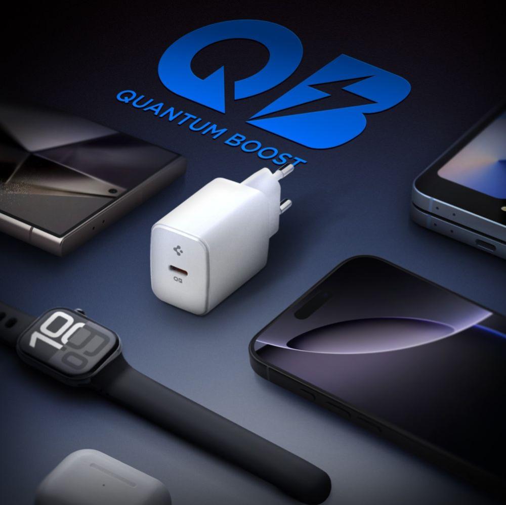 Spigen 20W USB-C Väggladdare Essential Vit