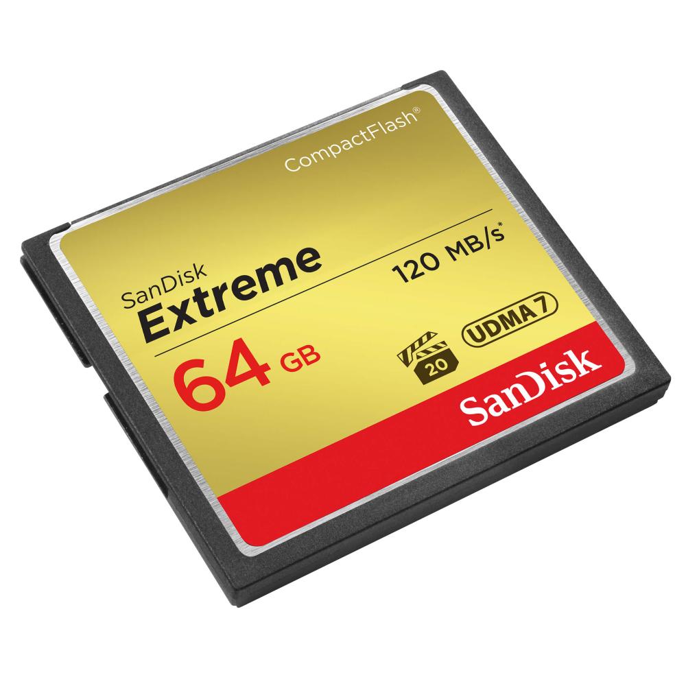 SanDisk CF Extreme 64GB 120MB/s Minneskort