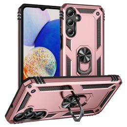 Samsung Galaxy A16 Skal Shockproof Hybrid Ring Roséguld