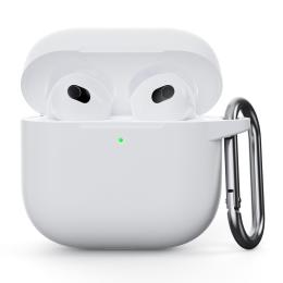 AirPods 4 Skal Med Krok Silikon Vit