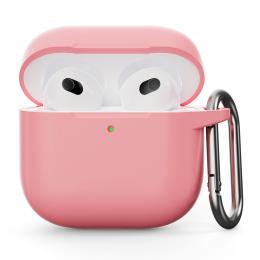 AirPods 4 Skal Med Krok Silikon Rosa