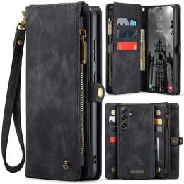 CASEME Galaxy S25 2in1 Fodral Multifunktionellt Svart