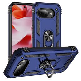 Google Pixel 9a Skal Shockproof Hybrid Ring Blå